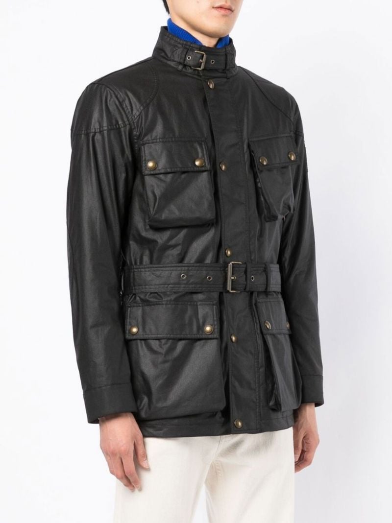 Black Trialmaster Wax Cotton Jacket