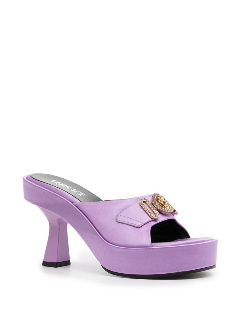 Purple Medusa Biggie 100 Leather Mules