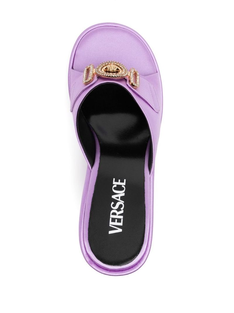 Purple Medusa Biggie 100 Leather Mules
