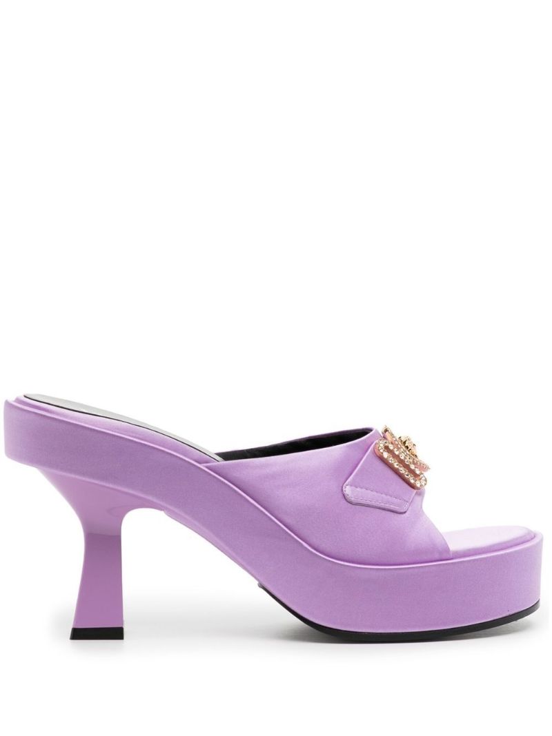 Purple Medusa Biggie 100 Leather Mules