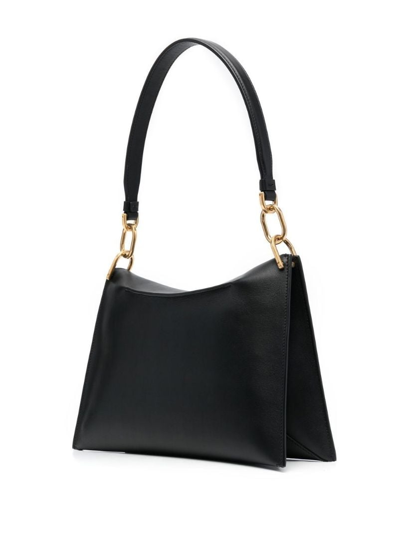Black Kate Leather Shoulder Bag