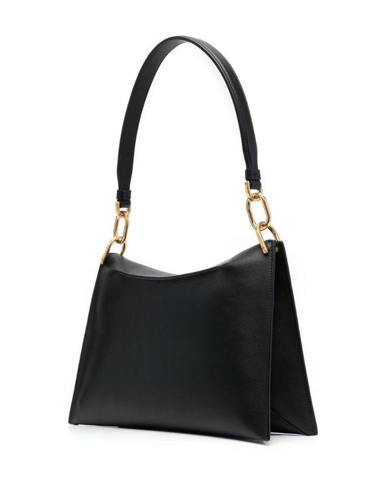Black Kate Leather Shoulder Bag