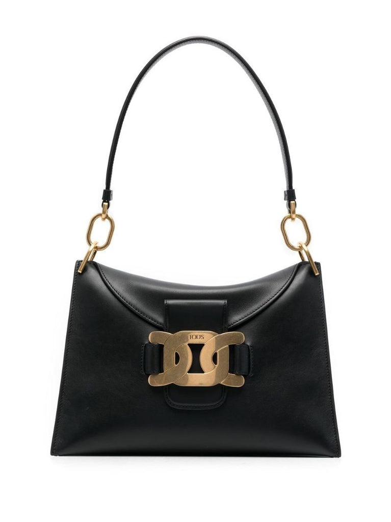 Black Kate Leather Shoulder Bag