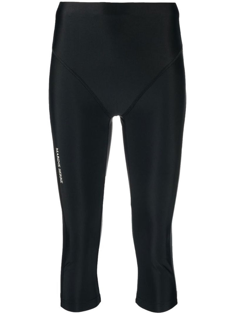 Black Reflective Print Training Shorts