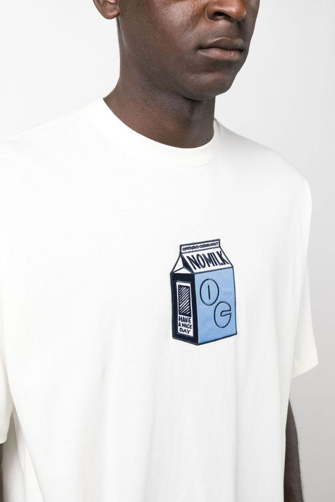 White Milk Patch T-shirt