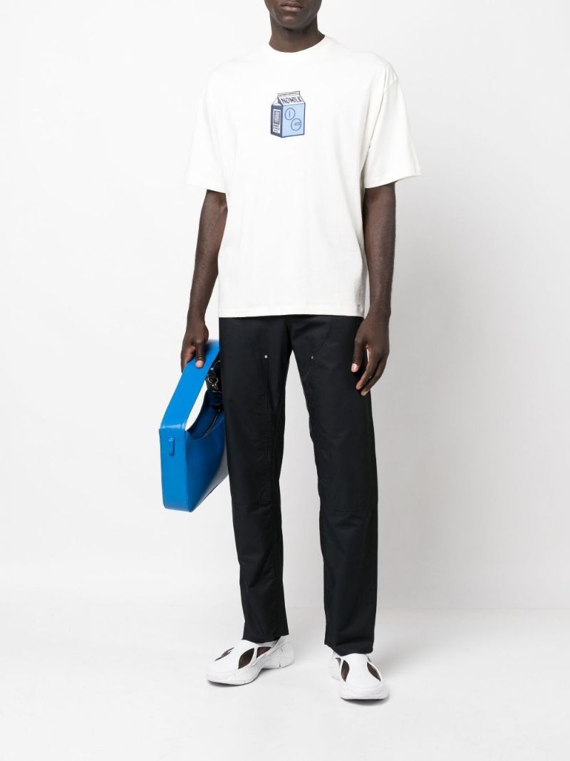 White Milk Patch T-shirt