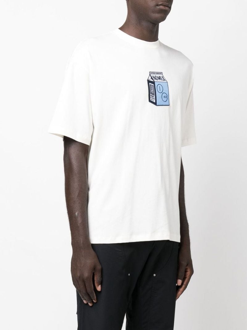 White Milk Patch T-shirt
