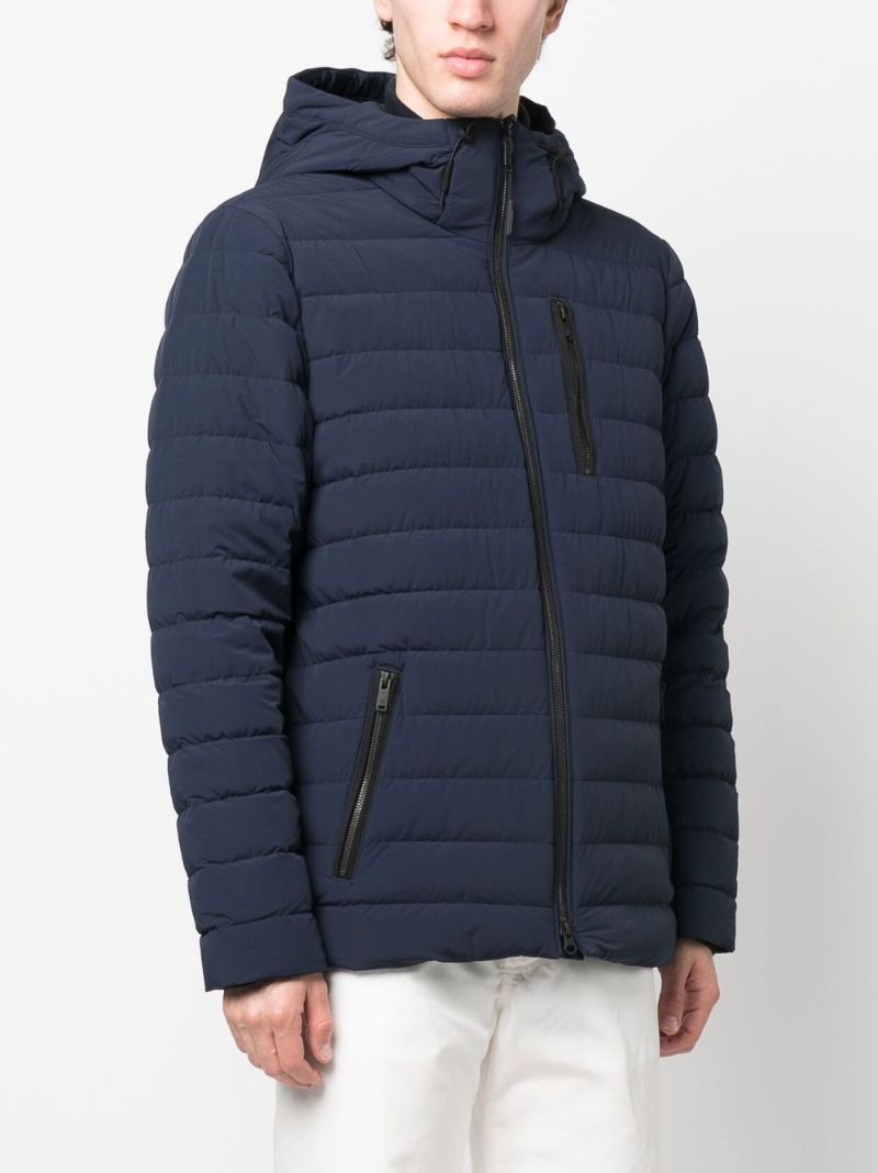 Blue Hooper Quilted Jacket