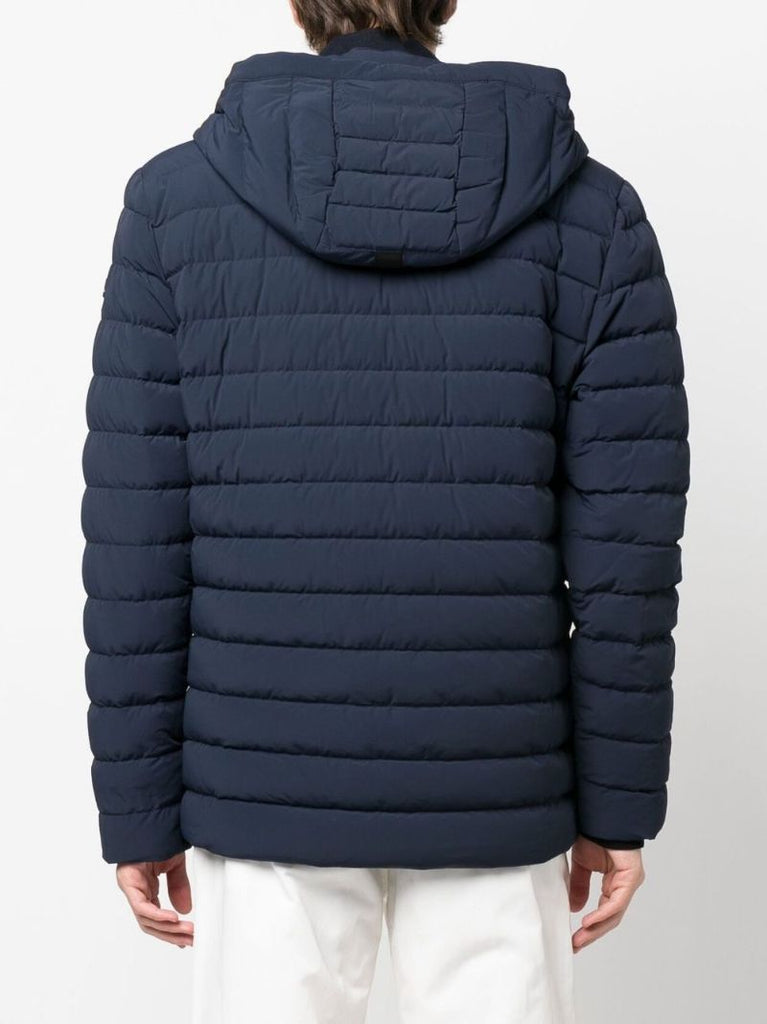 Blue Hooper Quilted Jacket