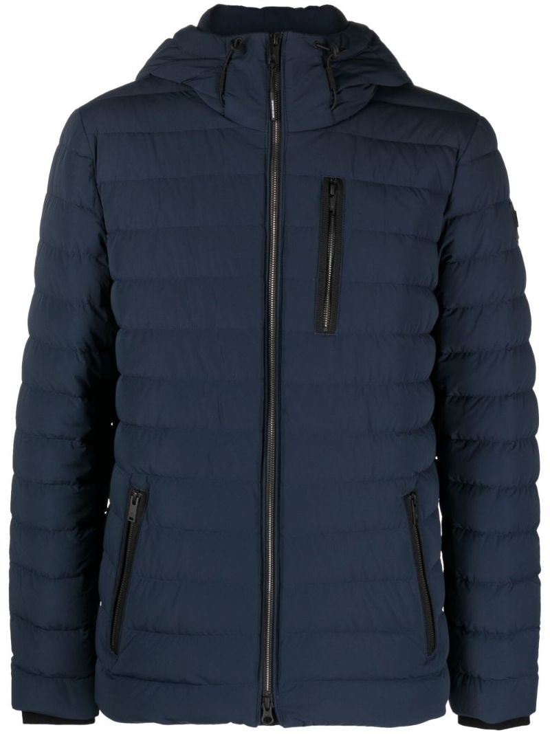 Blue Hooper Quilted Jacket