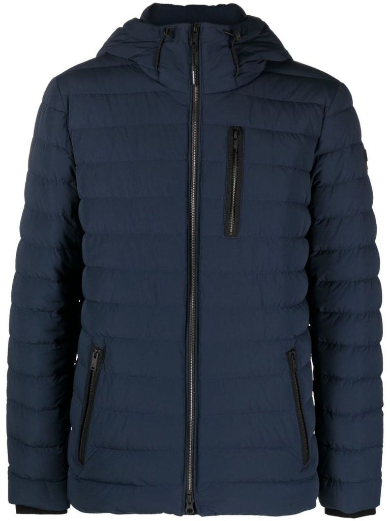 Blue Hooper Quilted Jacket