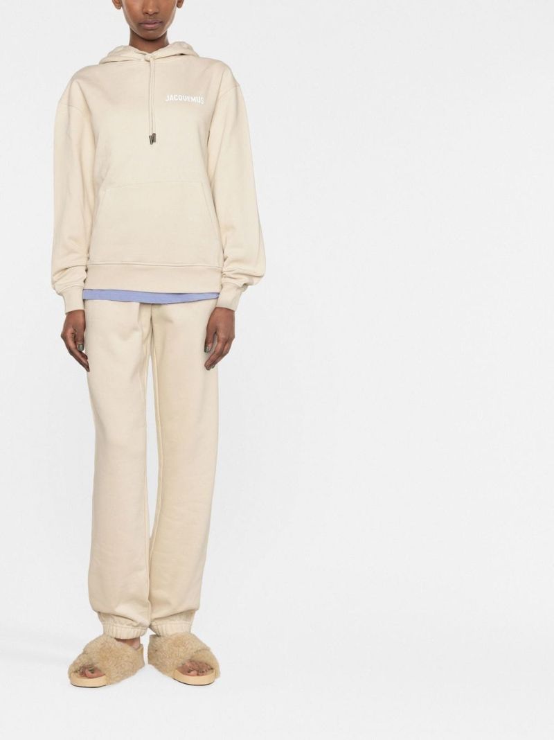 Beige Le Jogging Track Pants