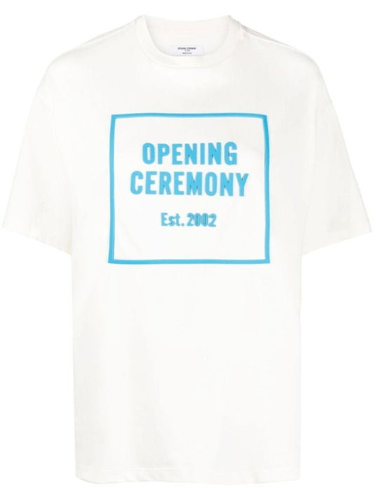 White 3d Box Logo T-shirt