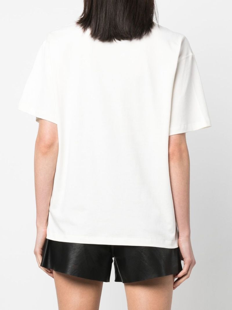 White Pure Love Printed T-shirt
