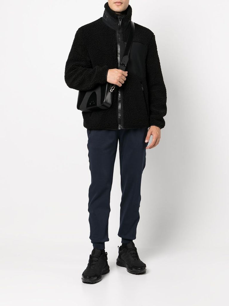 Black Saglek Zip-up Fleece Jacket