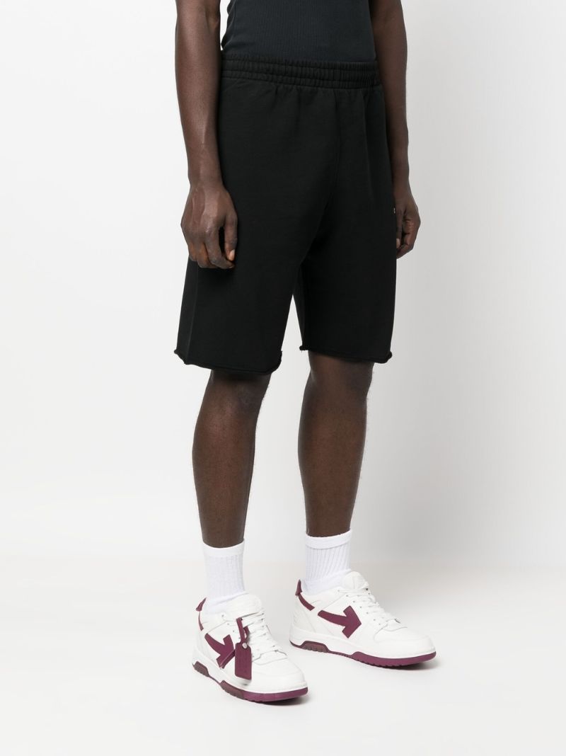 Black Arrows Cotton Track Shorts