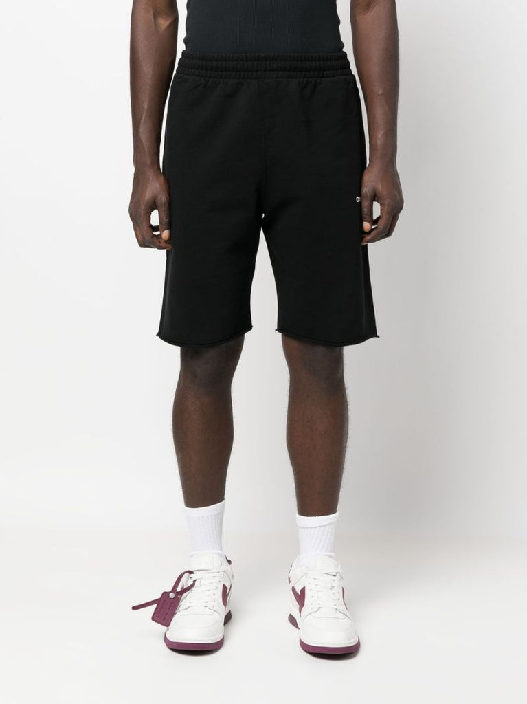 Black Arrows Cotton Track Shorts