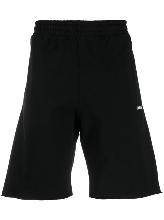 Black Arrows Cotton Track Shorts