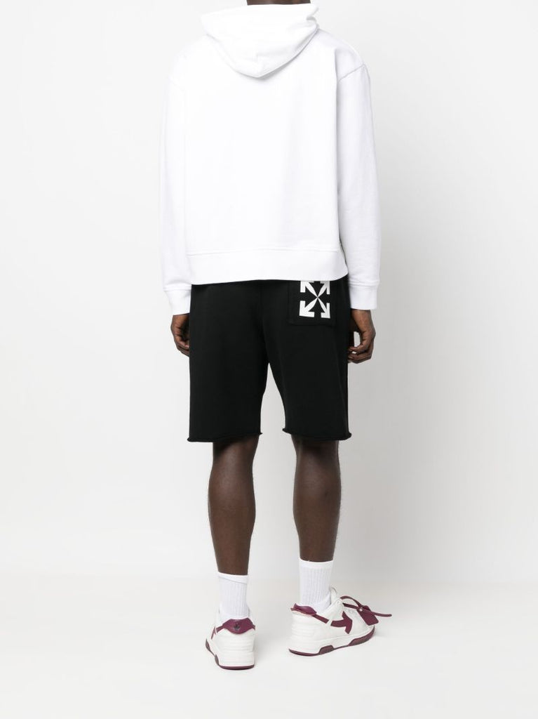 Black Arrows Cotton Track Shorts