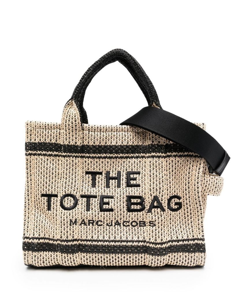 Neutral the Straw Jacquard Tote Bag
