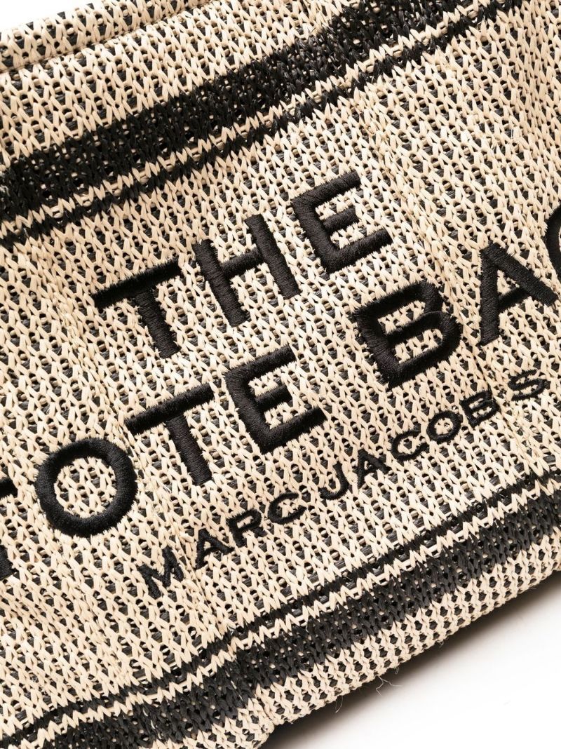Neutral the Straw Jacquard Tote Bag