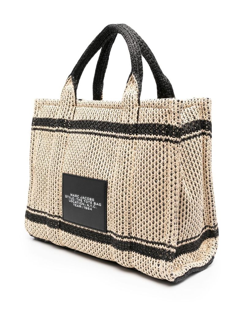 Neutral the Straw Jacquard Tote Bag