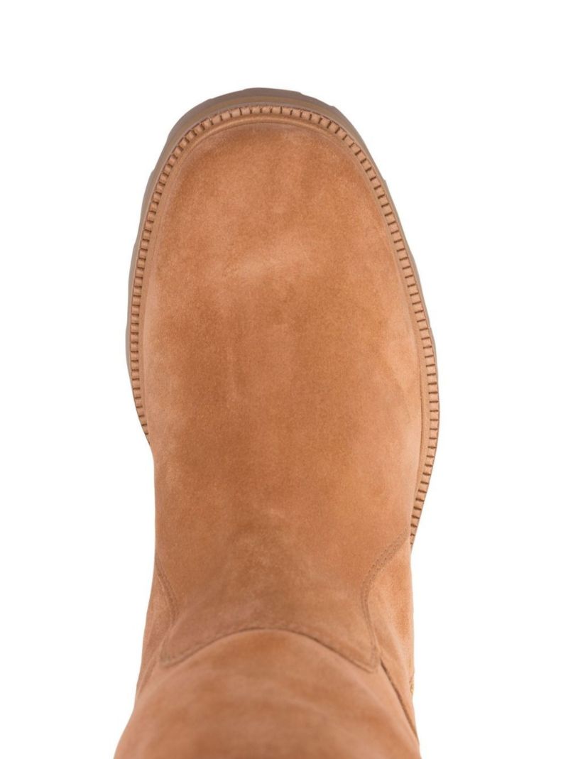 Jimmy Choo Bayu Flt Mid Leg Bt Shearlng
