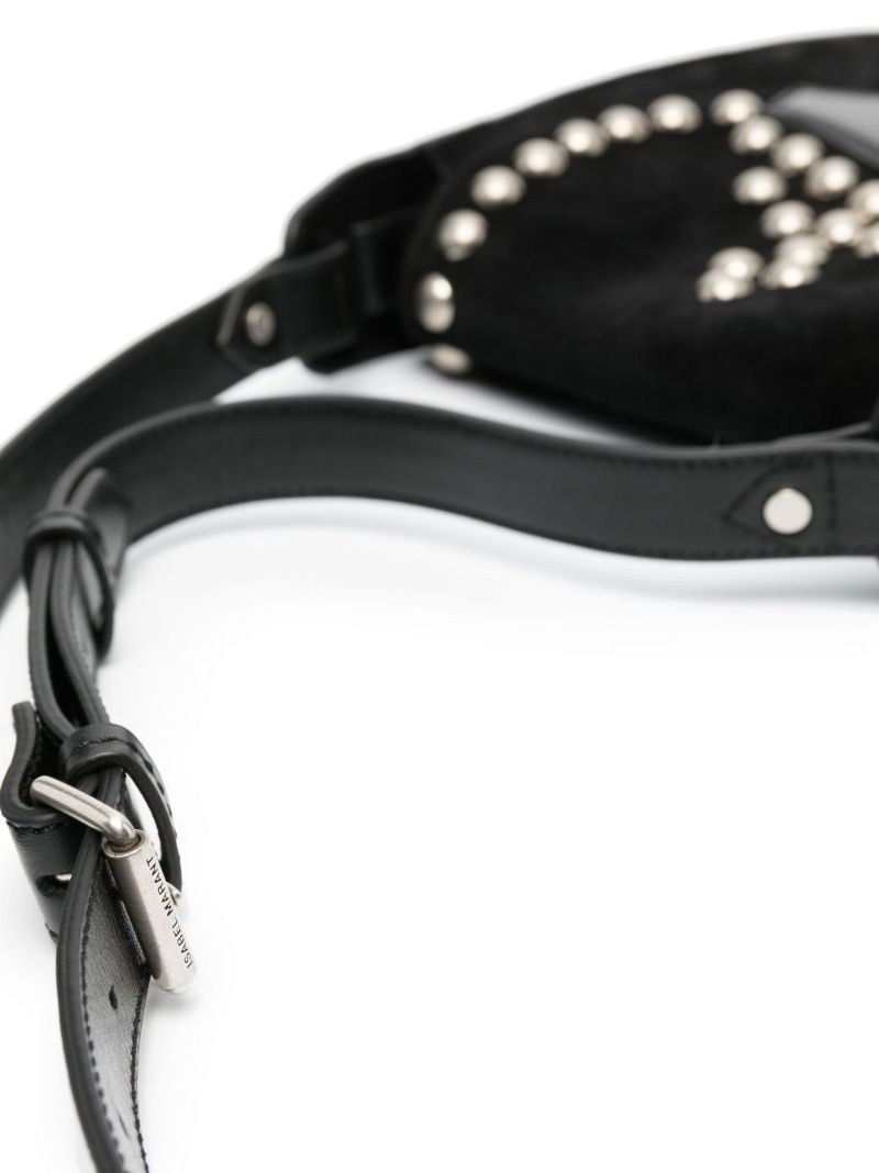Black Botsy Suede Cross Body Bag