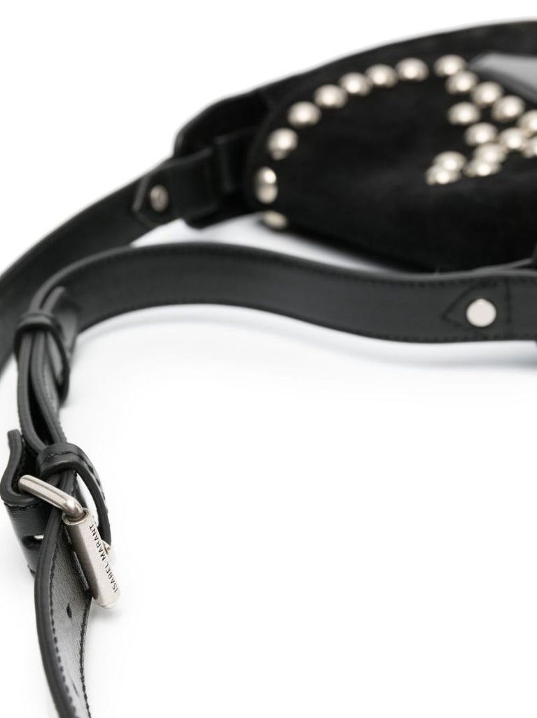 Black Botsy Suede Cross Body Bag
