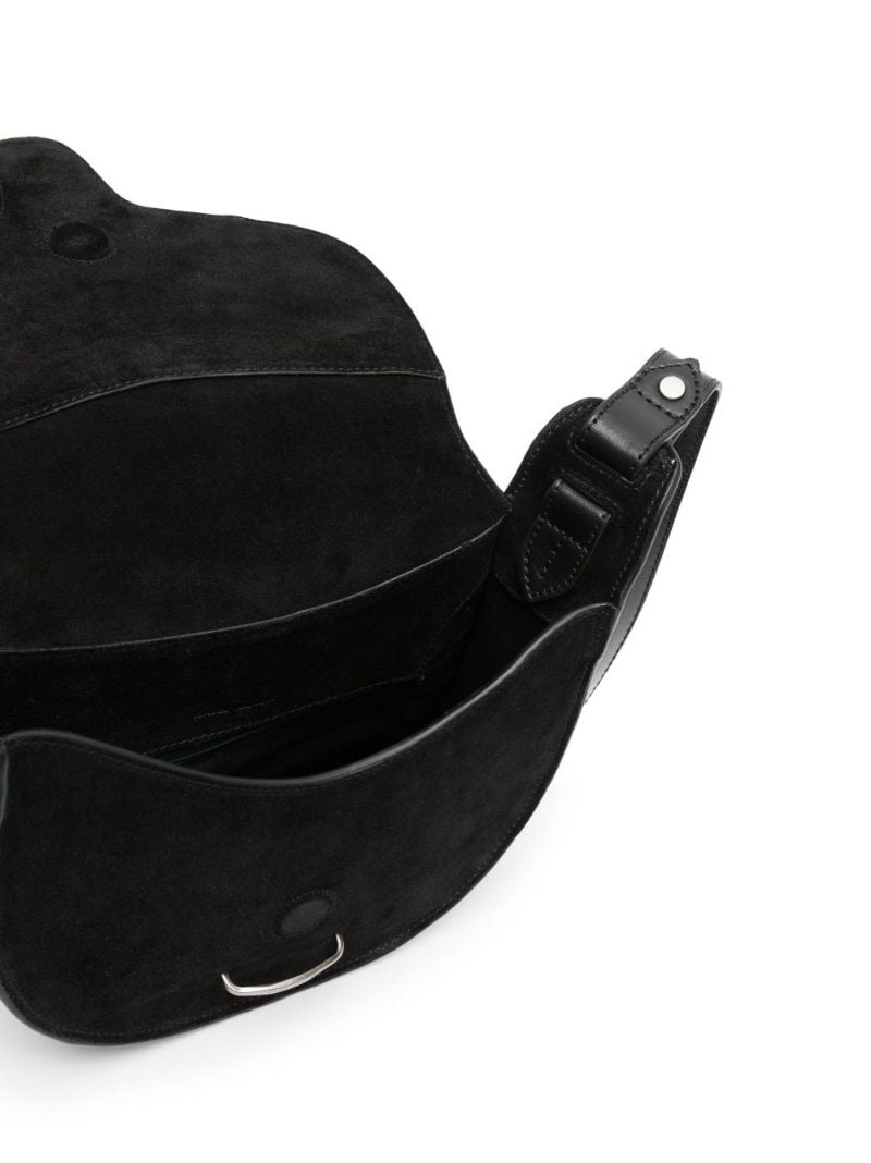 Black Botsy Suede Cross Body Bag