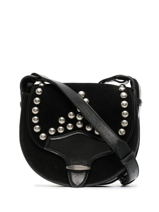 Black Botsy Suede Cross Body Bag
