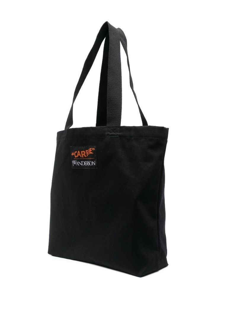 Black Carrie Cotton Tote Ag