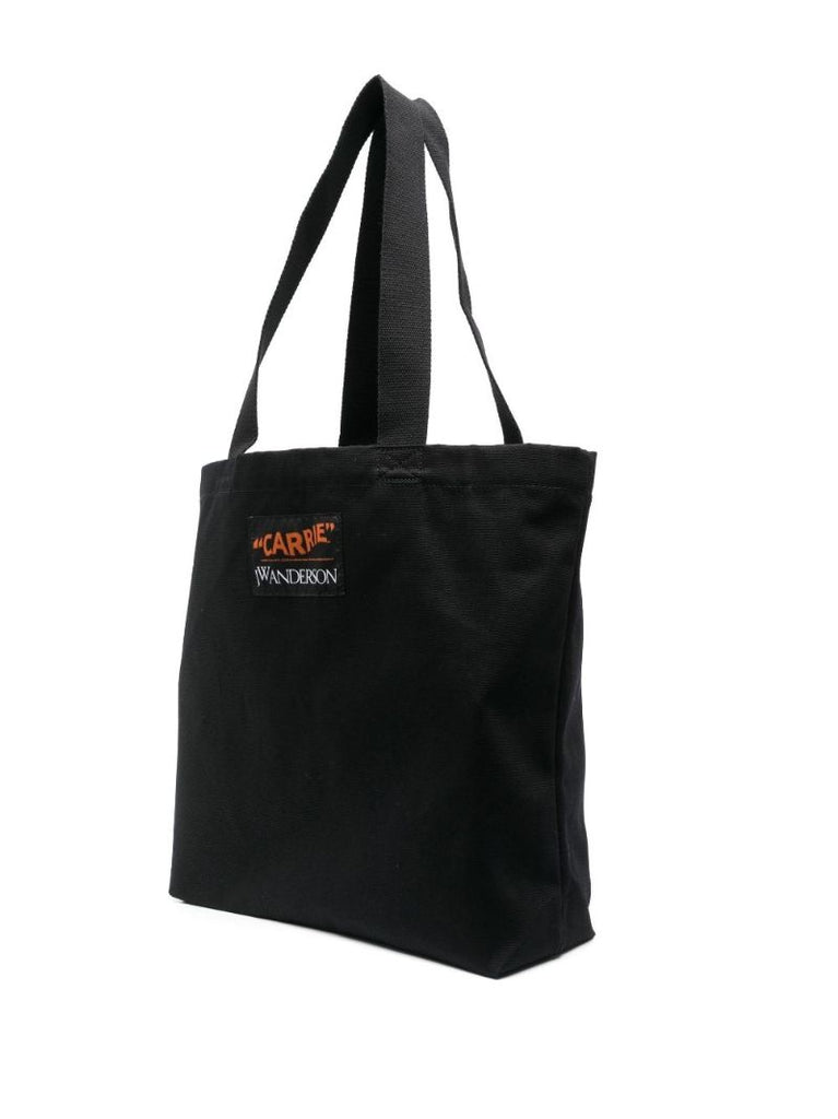 Black Carrie Cotton Tote Ag