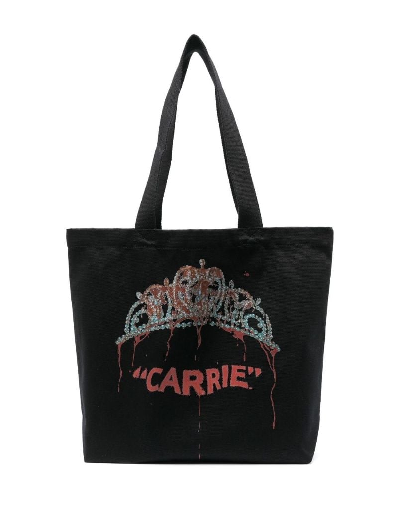 Black Carrie Cotton Tote Ag
