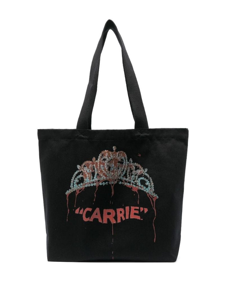 Black Carrie Cotton Tote Ag