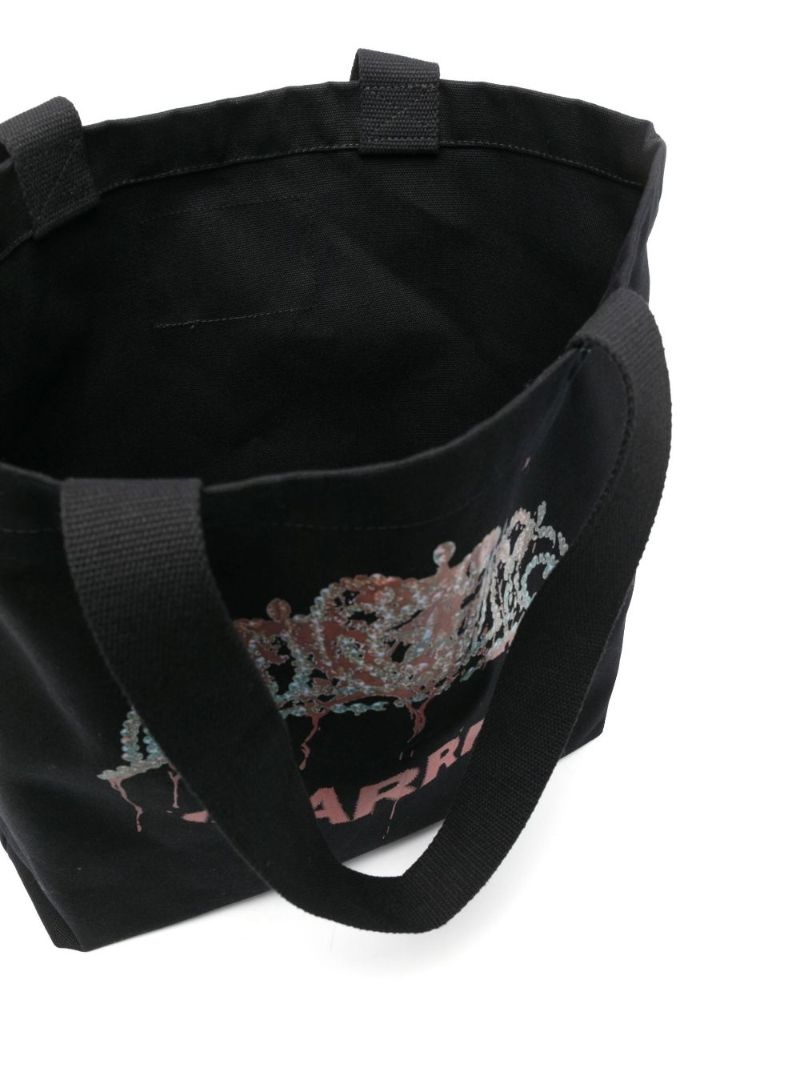 Black Carrie Cotton Tote Ag