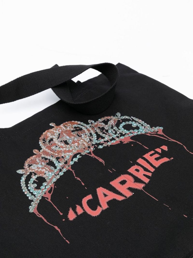 Black Carrie Cotton Tote Ag