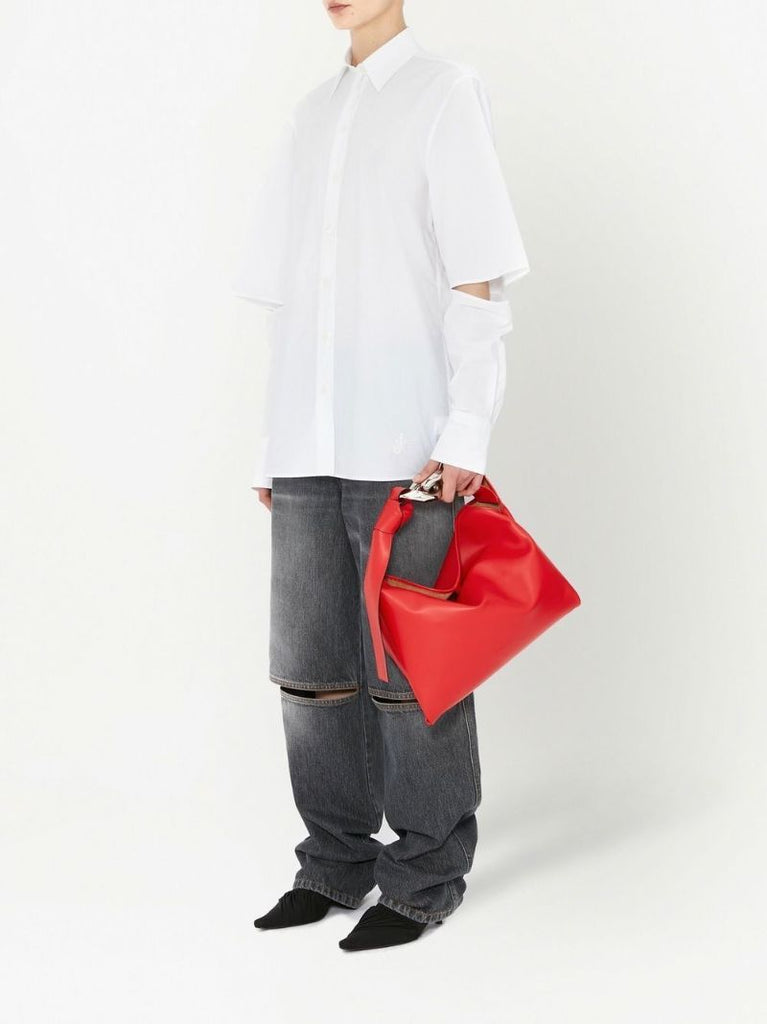 Grey Cut-out Jeans