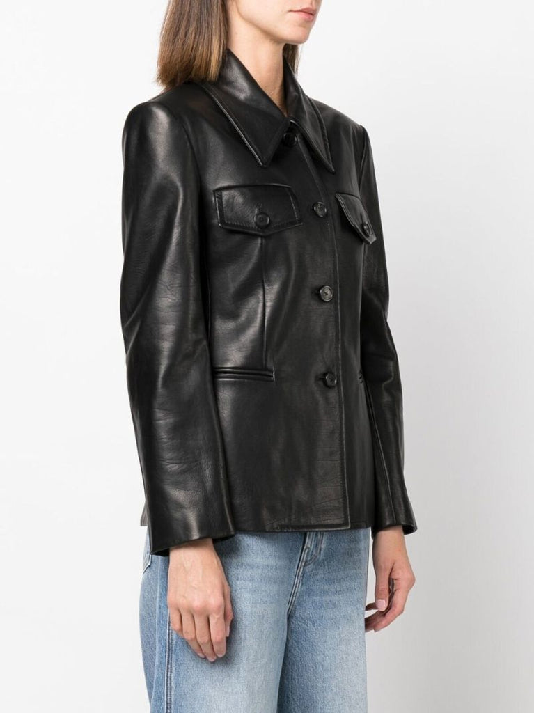 Black Turley Leather Jacket