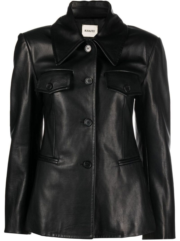 Black Turley Leather Jacket
