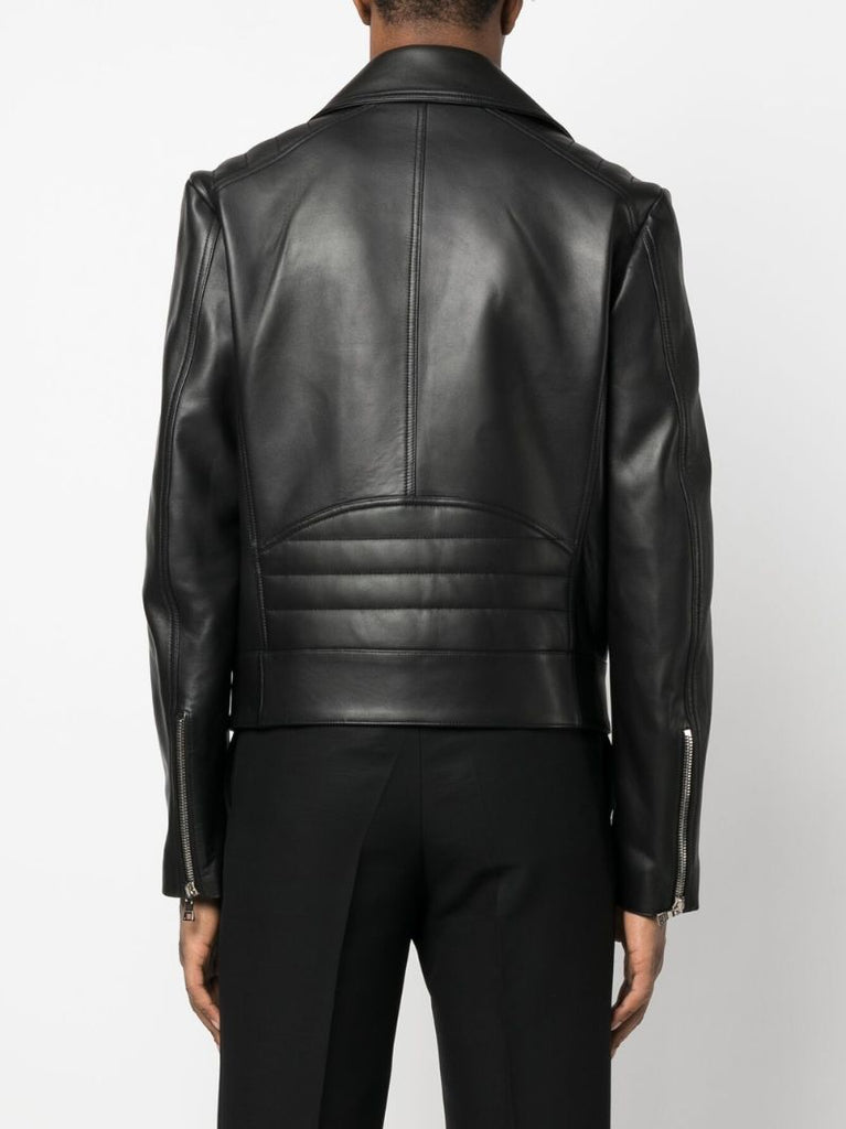 Black Leather Biker Jacket