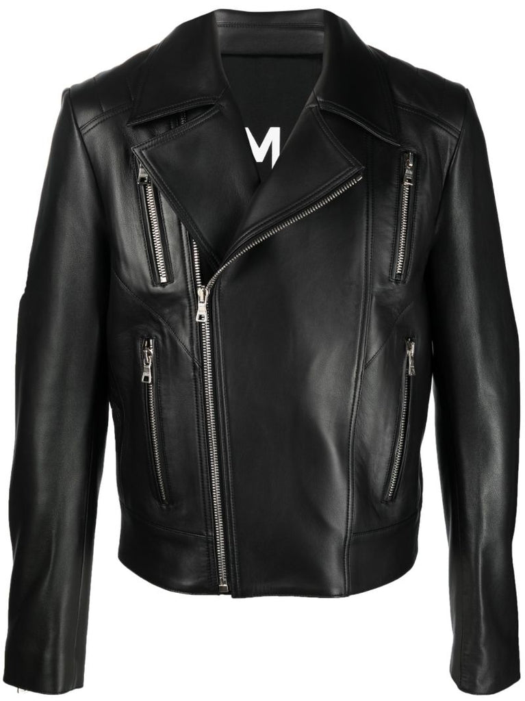 Black Leather Biker Jacket