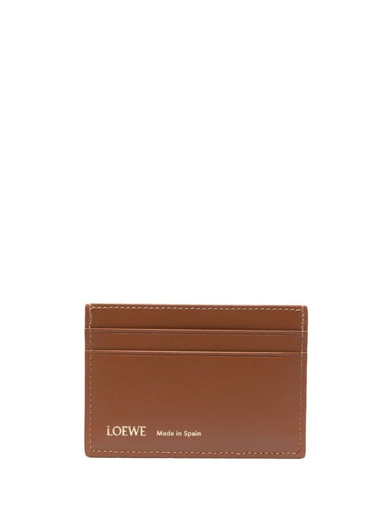 Brown Anagram Leather Card Holder