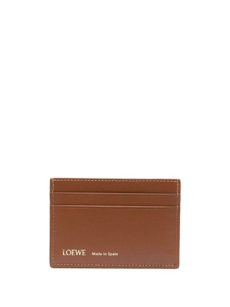 Brown Anagram Leather Card Holder