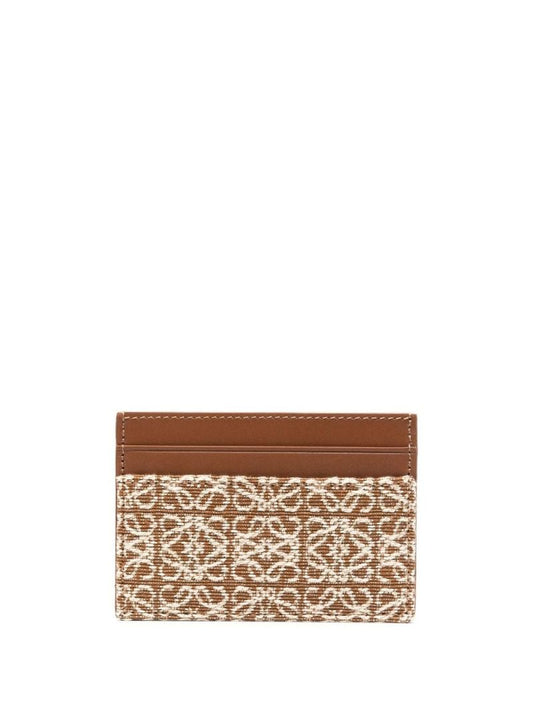 Brown Anagram Leather Card Holder