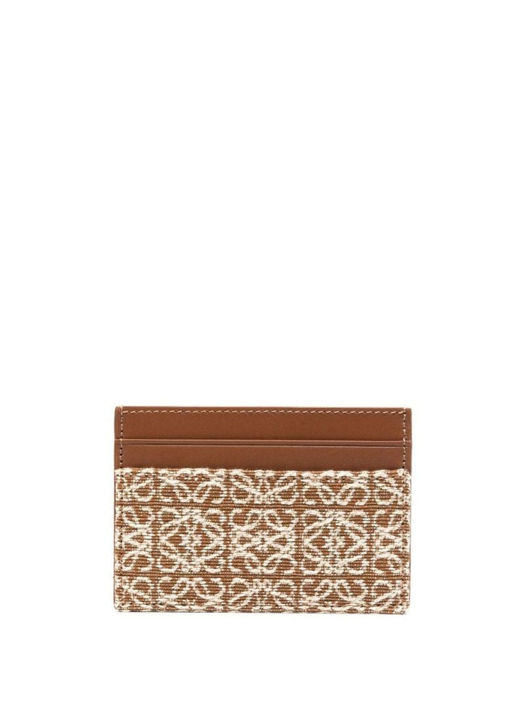 Brown Anagram Leather Card Holder
