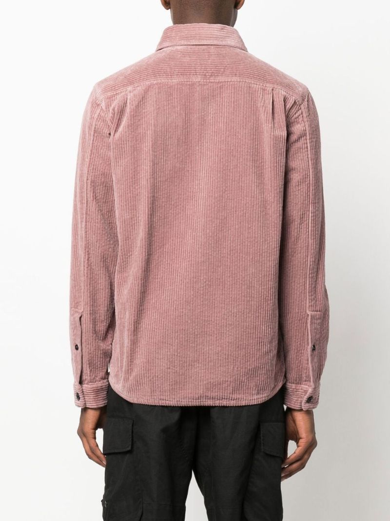 Pink Corduroy Shirt Jacket