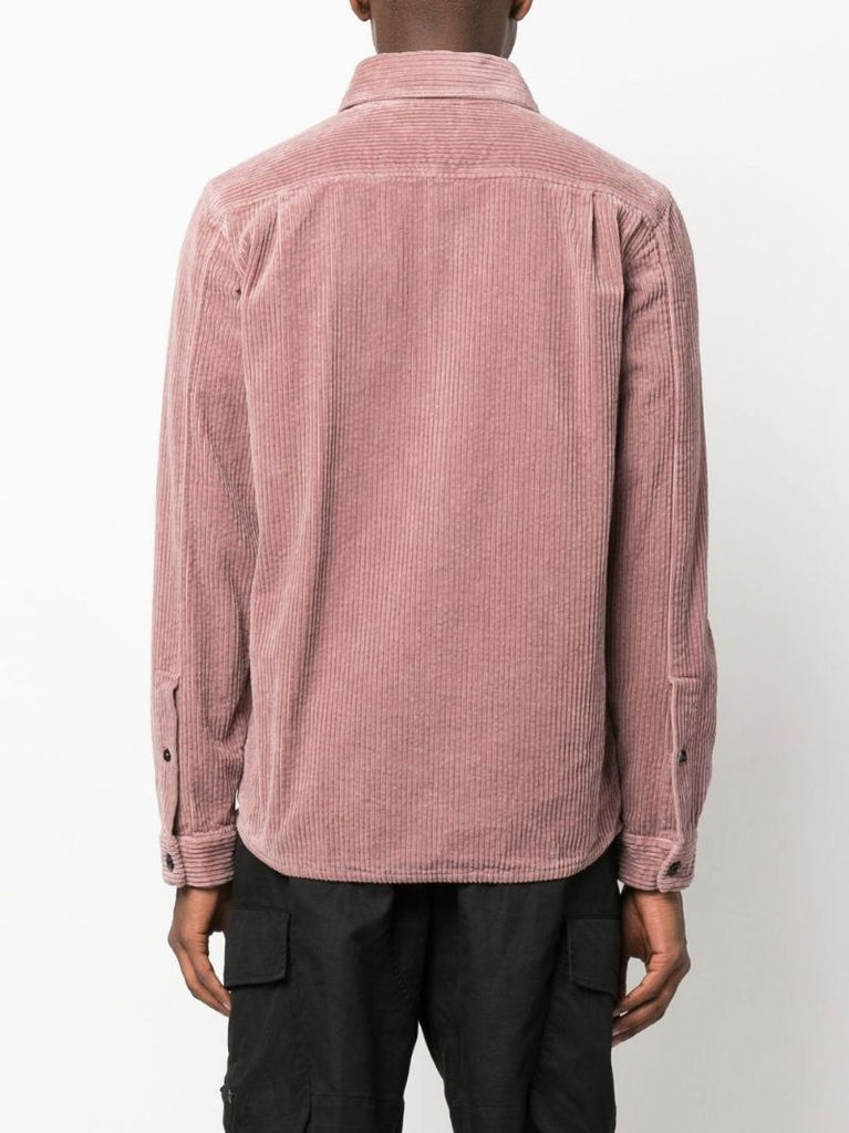 Pink Corduroy Shirt Jacket