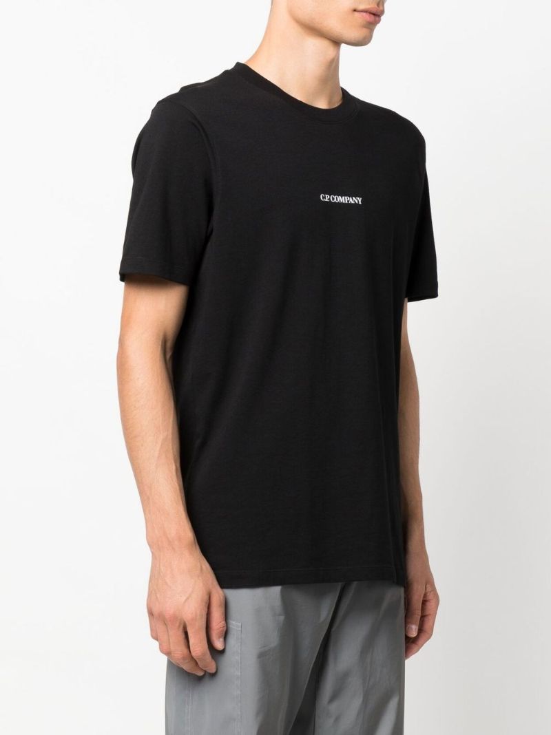 Black Logo-print Short Sleeve T-shirt