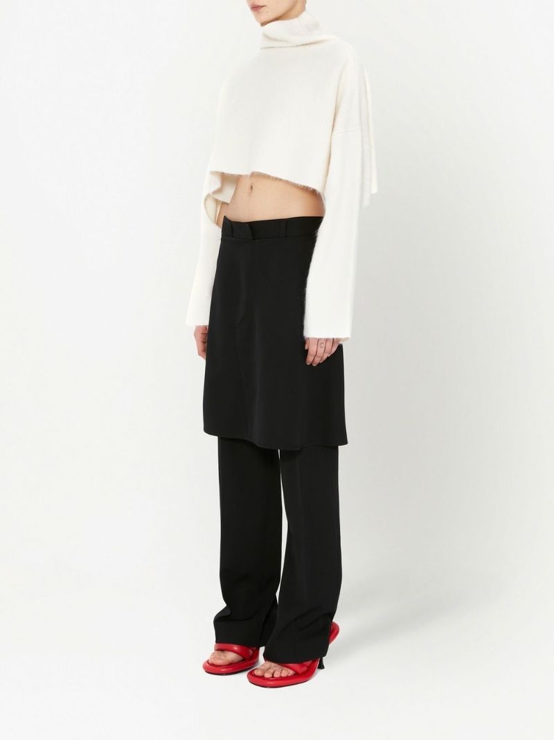 Black Skirt Trousers